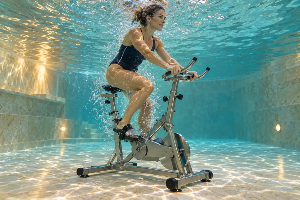 Aquabike sous l’eau