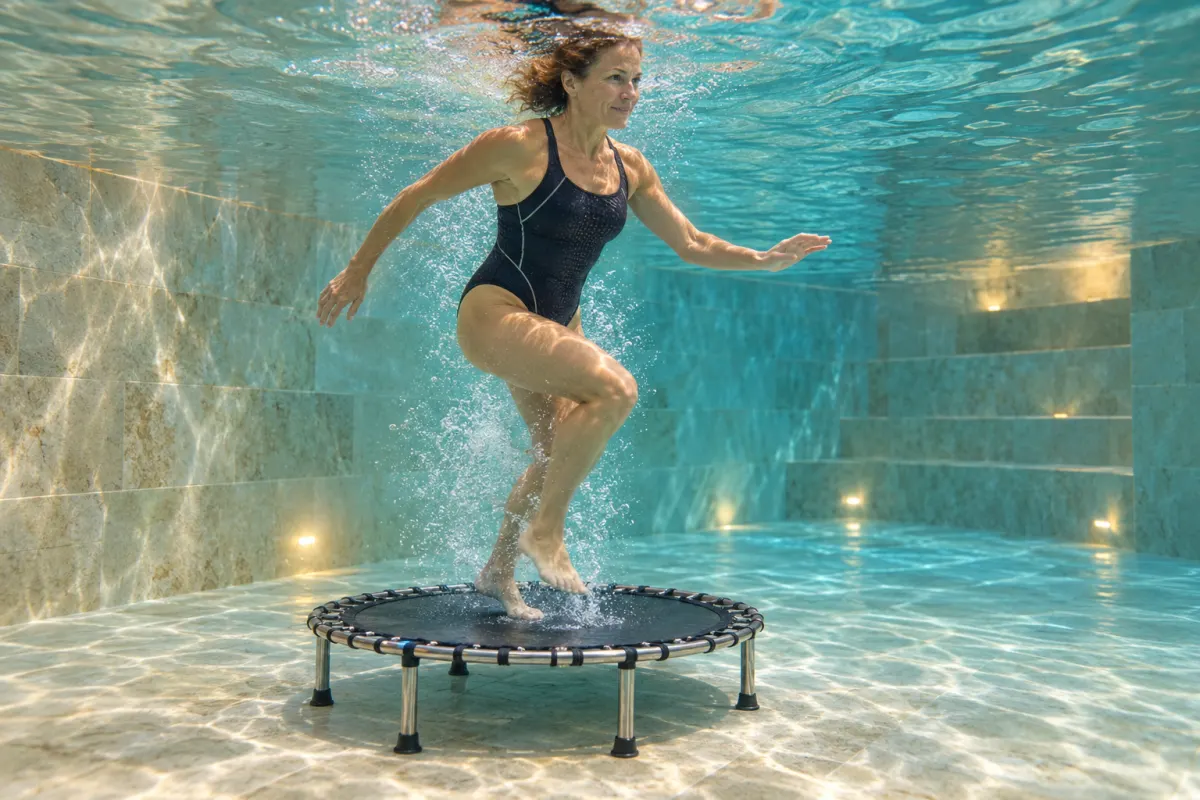 Trampoline aquatique